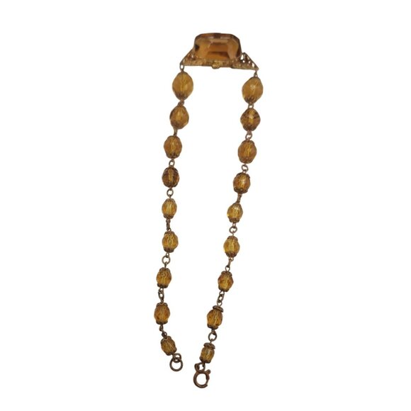 Beautiful Czech Glass and Crystal Necklace (A6598) - Picture 3 of 6